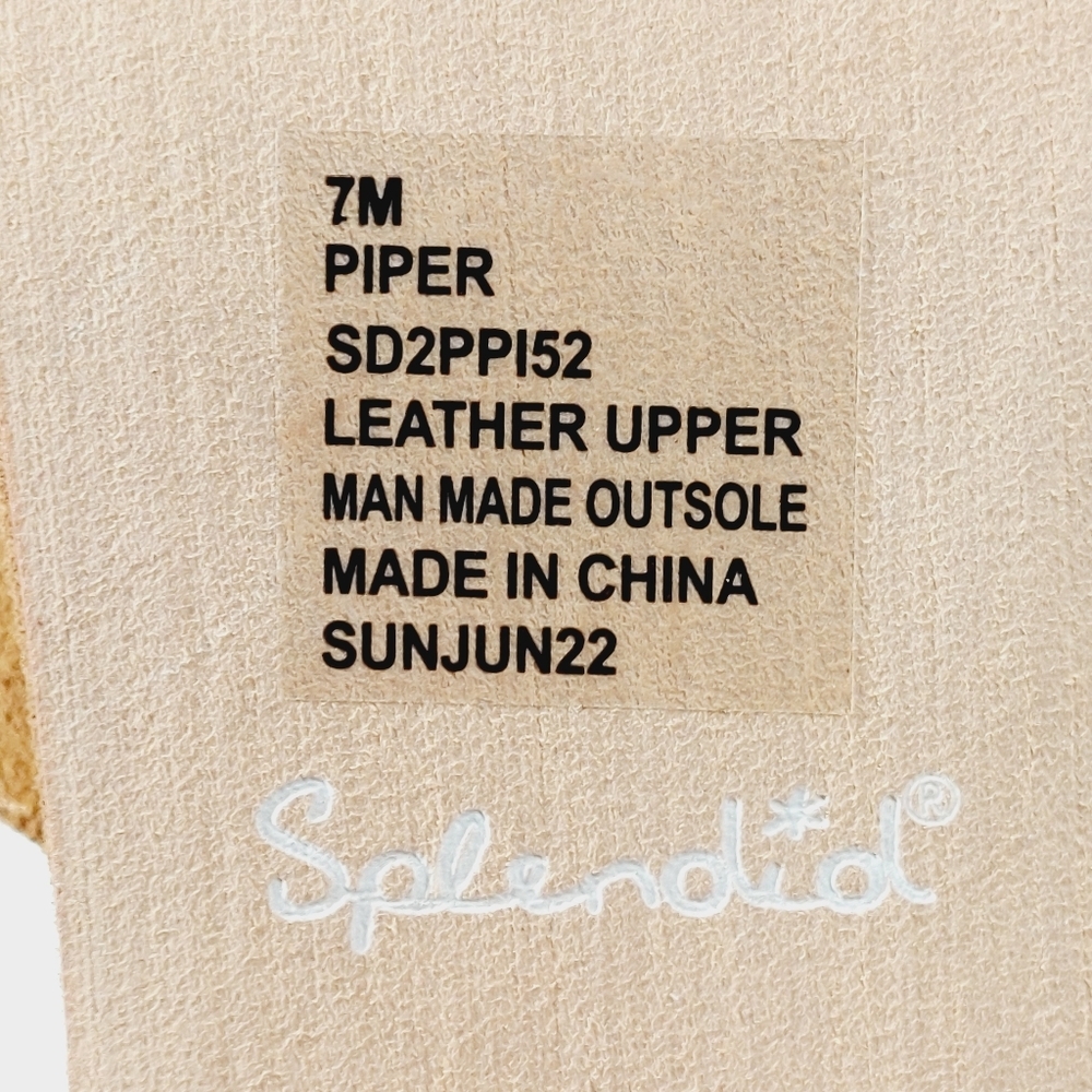 NEW Splendid Piper Tan Brown Suede Heeled Platform Sandals C998 - Picture 11 of 14